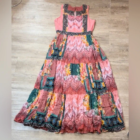 Anthropologie Bhanuni by Jyoti Alessandra Maxi Dress Size 10 - Picture 11 of 11